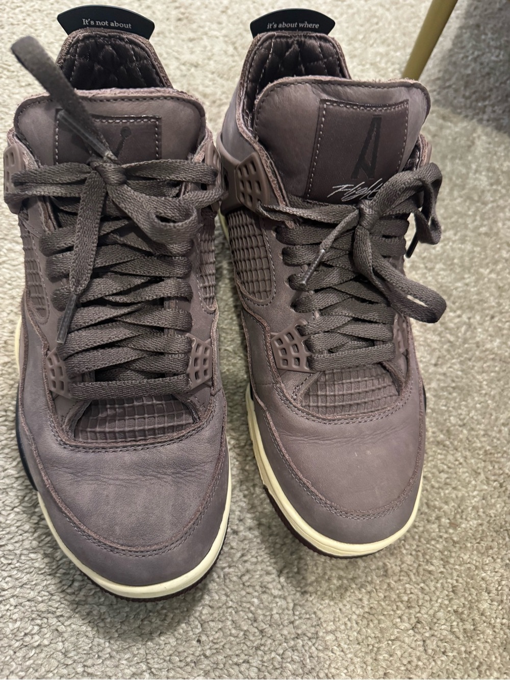 Jordan 4 Retro SP (Mens 6.5 Womens 8) A Ma Maniere Violet Ore Black Dark Mocha - Picture 6 of 9